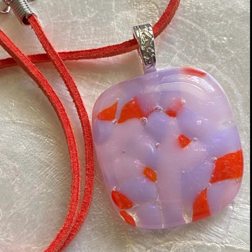 Handmade Fused Glass Pendant